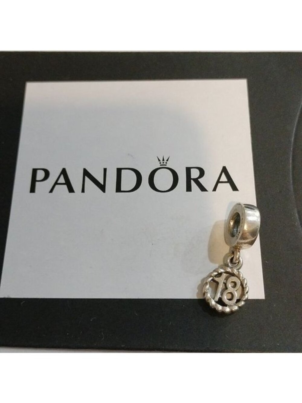 Pandora 18th Birthday Charm Sterling Silver 790495